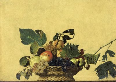 Basket of Fruit by Michelangelo Merisi Caravaggio